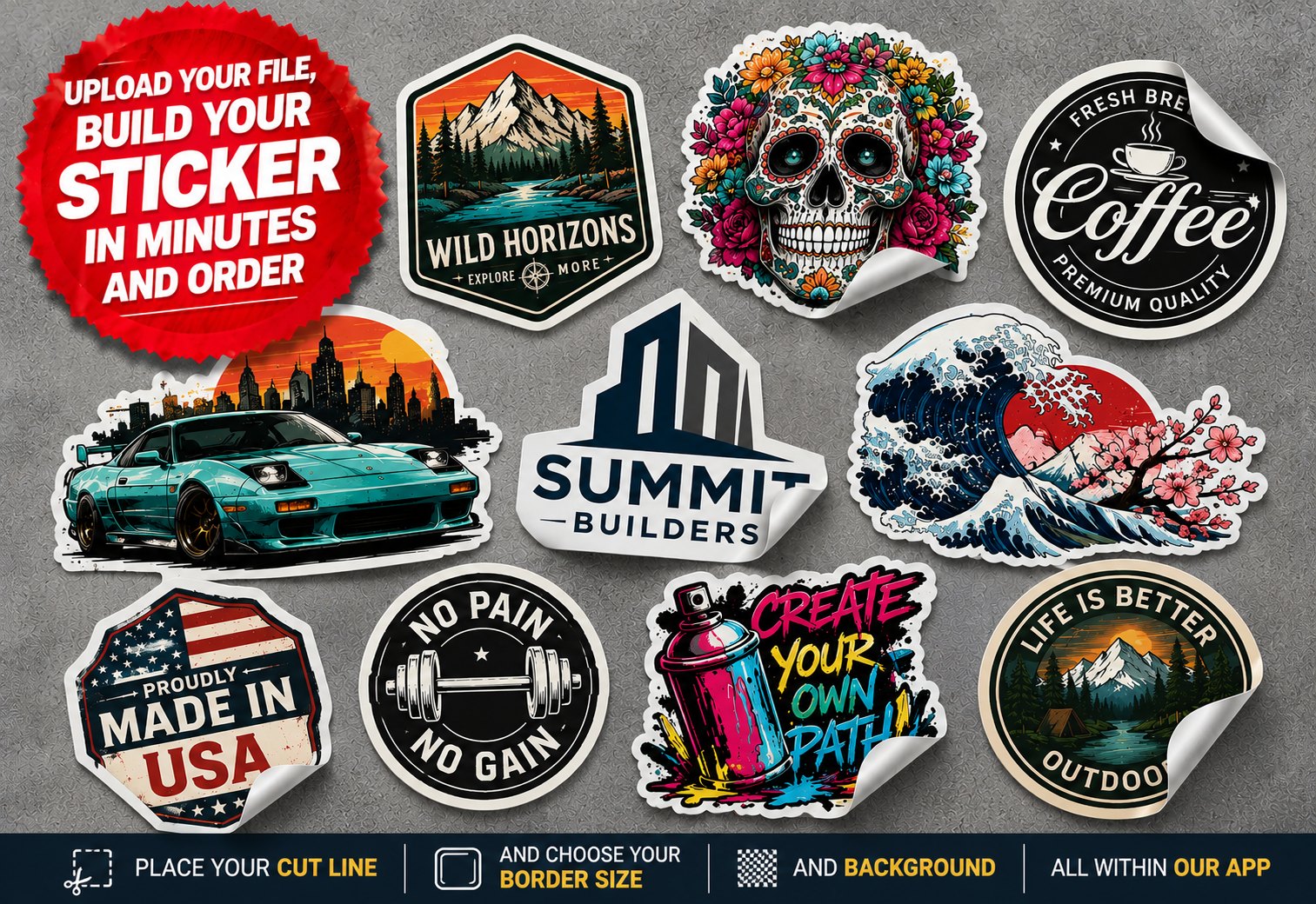 Custom stickers